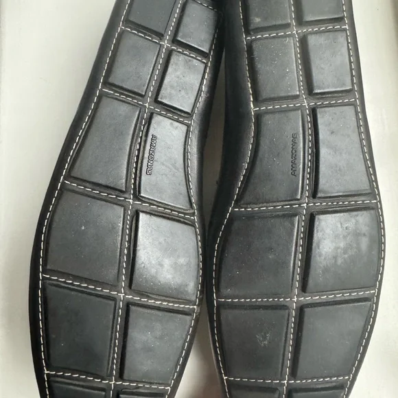 Via Spiga Size 12 men’s black loafers driving shoes - Picture 3 of 7